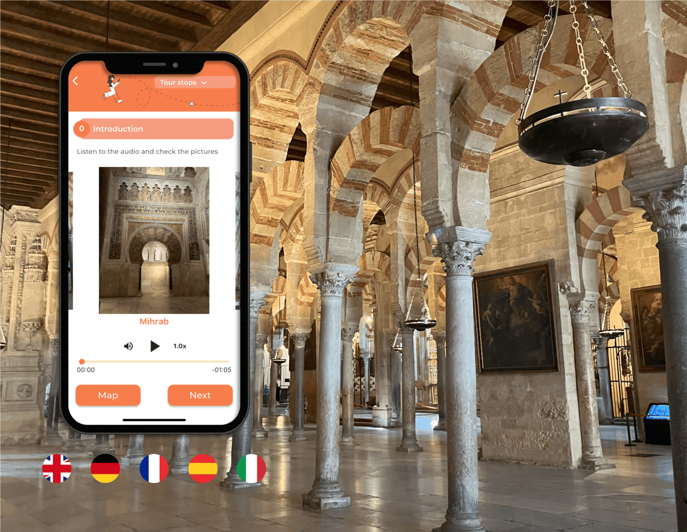 Eintrittskarte und Tourguide für die Moschee-Kathedrale von Córdoba
