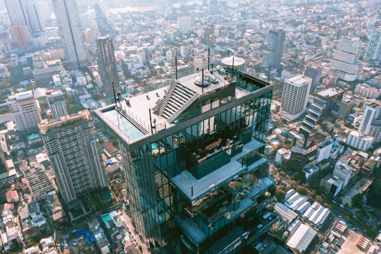 Entrada al Mahanakhon SkyWalk con acceso a la azotea y una bebida incluida
