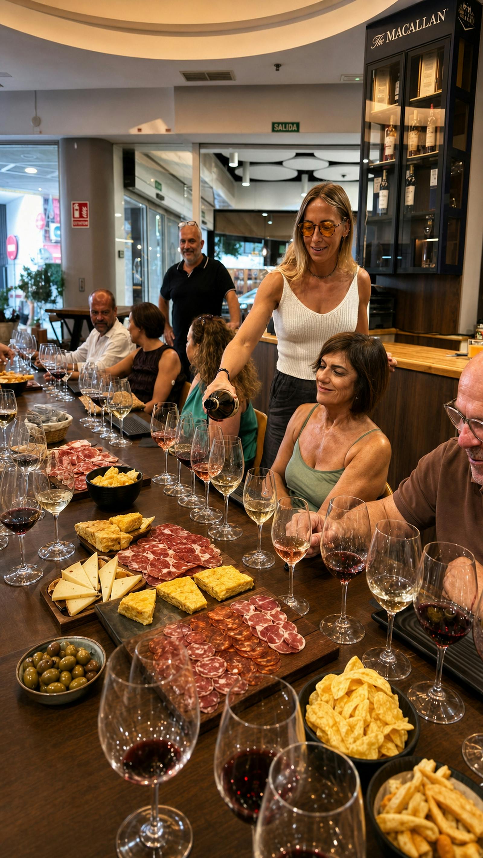 Málaga: cata de 5 vinos con embutidos y quesos ibéricos