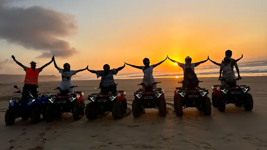 Aventure en quad au Maroc avec barbecue au coucher du soleil