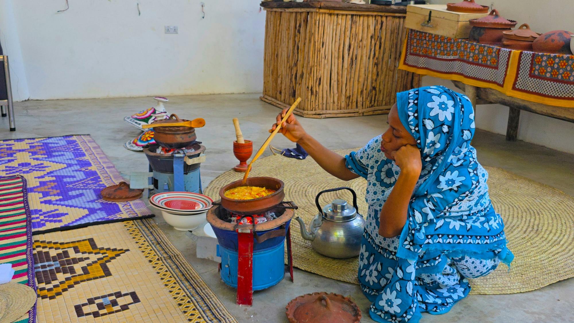 Local life and home cooking private tour with the Zanzibari Mamas