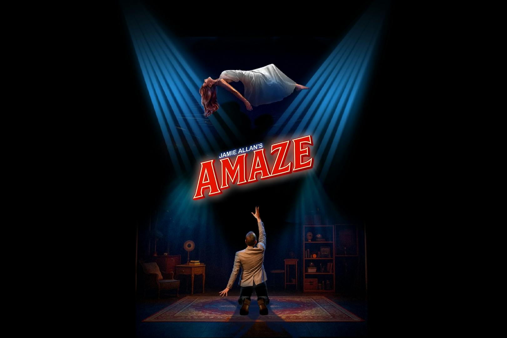 Bilhetes para o espetáculo de magia «Amaze», de Jamie Allan, na Off-Broadway