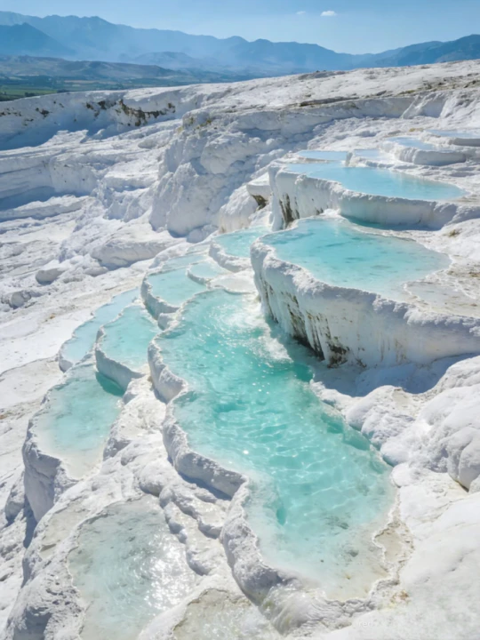 Daily guided Pamukkale tour with pick-up from Denizli Airport