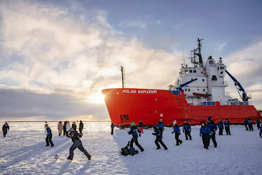 Polar Explorer icebreaker cruise in Swedish Lapland