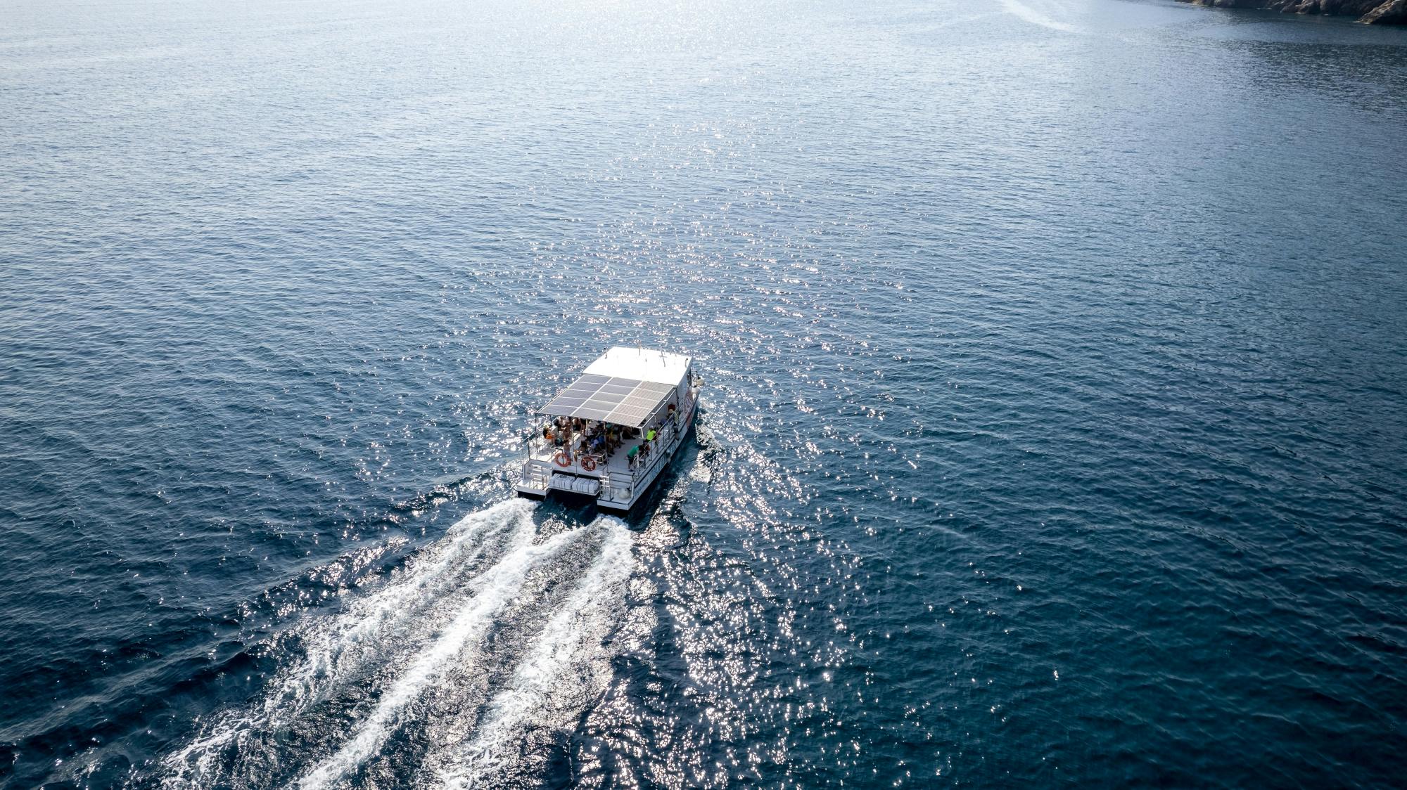 Boat trip with swimming stop