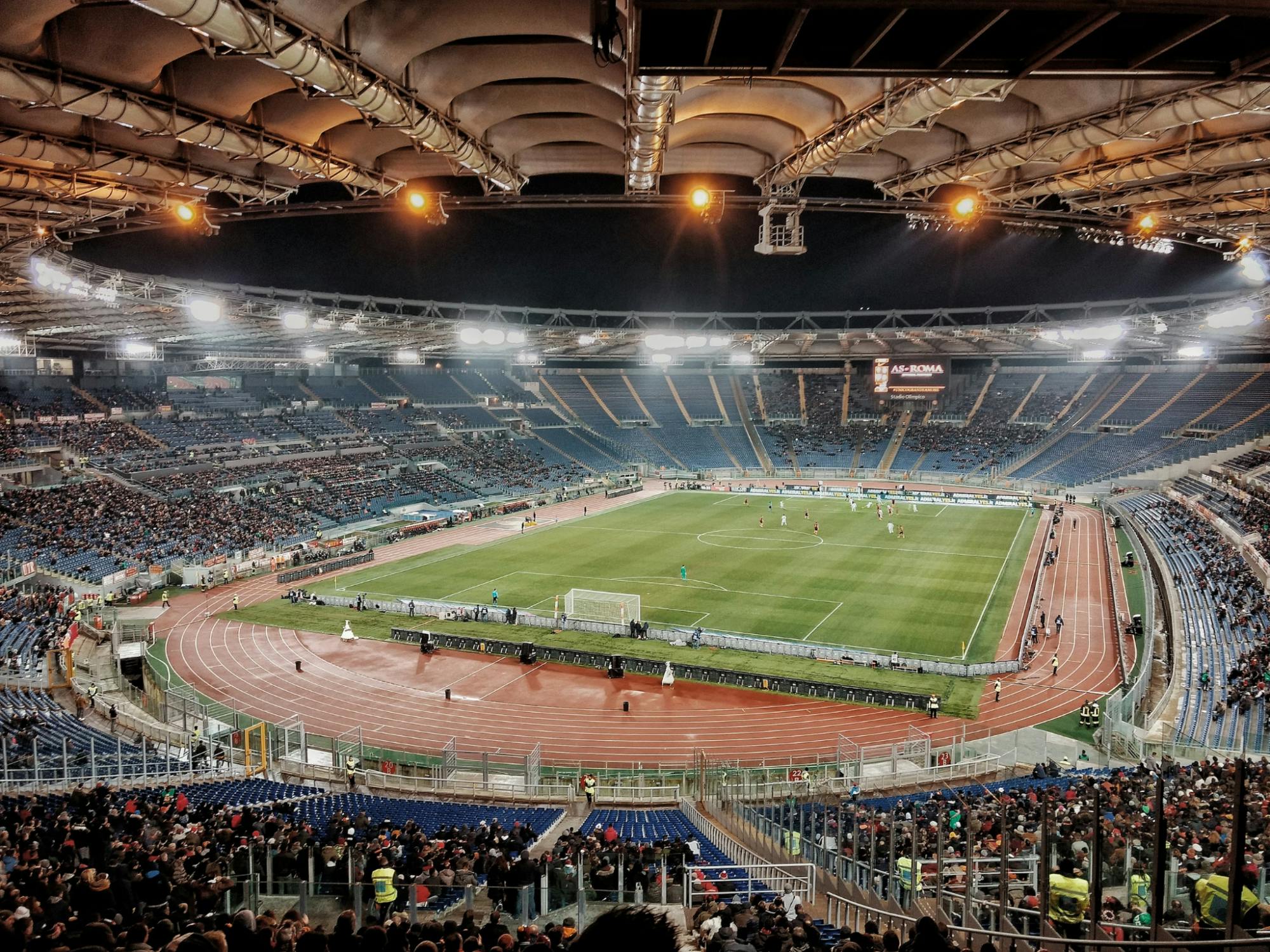 Bilhete de entrada para o jogo de futebol da SS Lazio no Estádio Olímpico