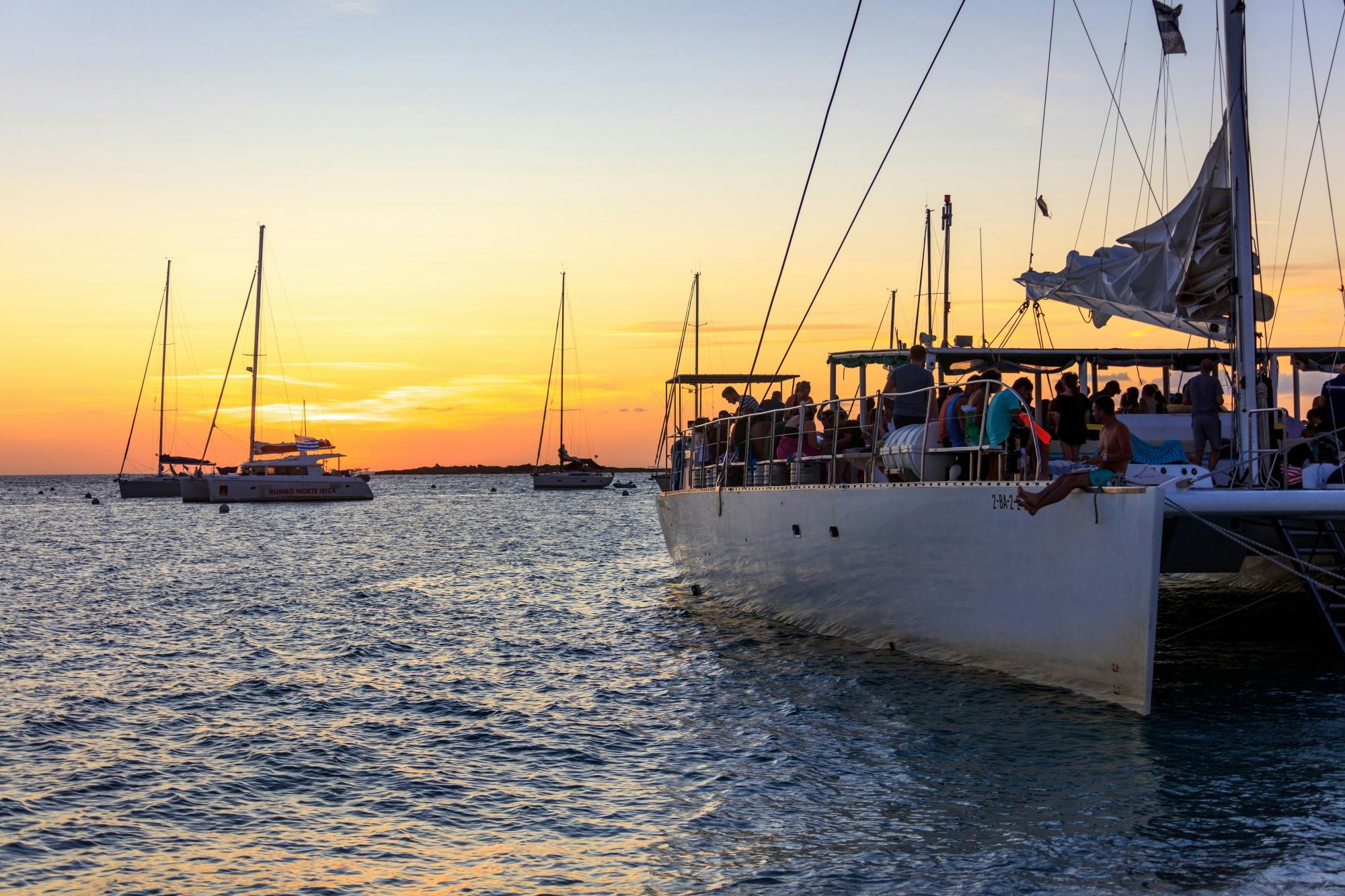 Adults-only evening catamaran cruise in Kos with drinks and snacks