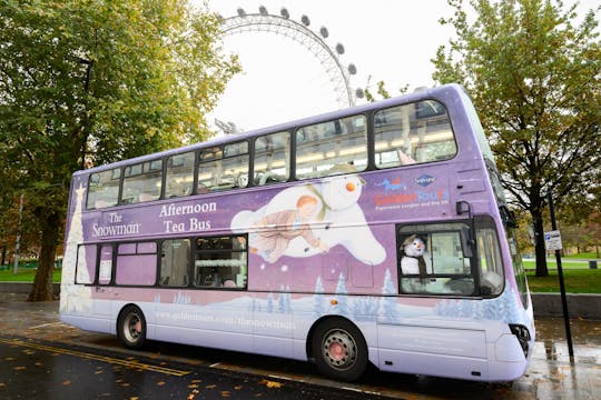 Recorrido en autobús con merienda «El muñeco de nieve» en Londres