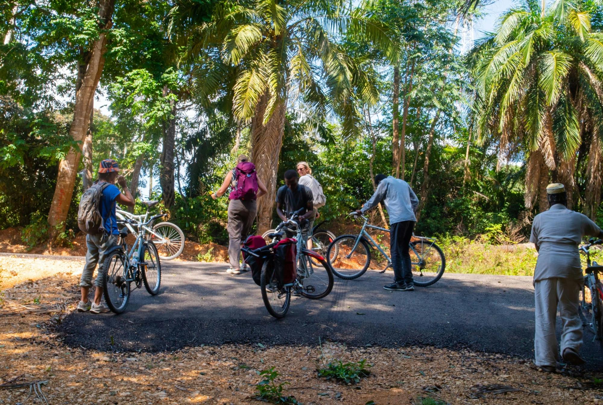 Zanzibar Masingini Forest full-day biking and walking tour