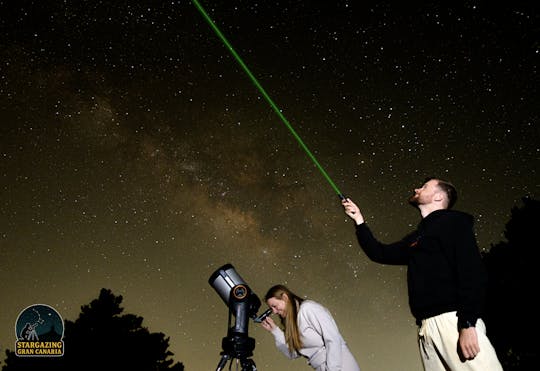 Experiência de pôr-do-sol e observação de estrelas na Gran Canaria, com transporte incluído