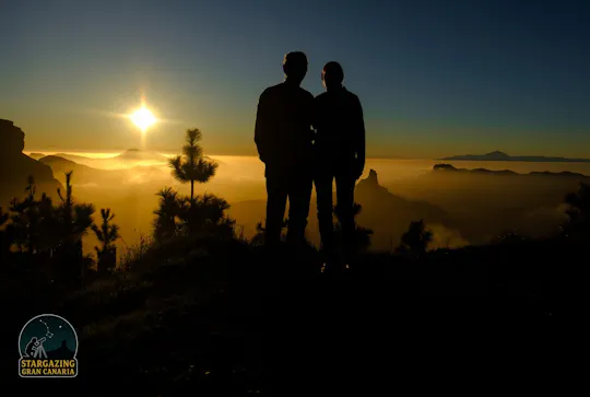 Experiência de condução autónoma na Gran Canaria para apreciar o pôr-do-sol e observar as estrelas