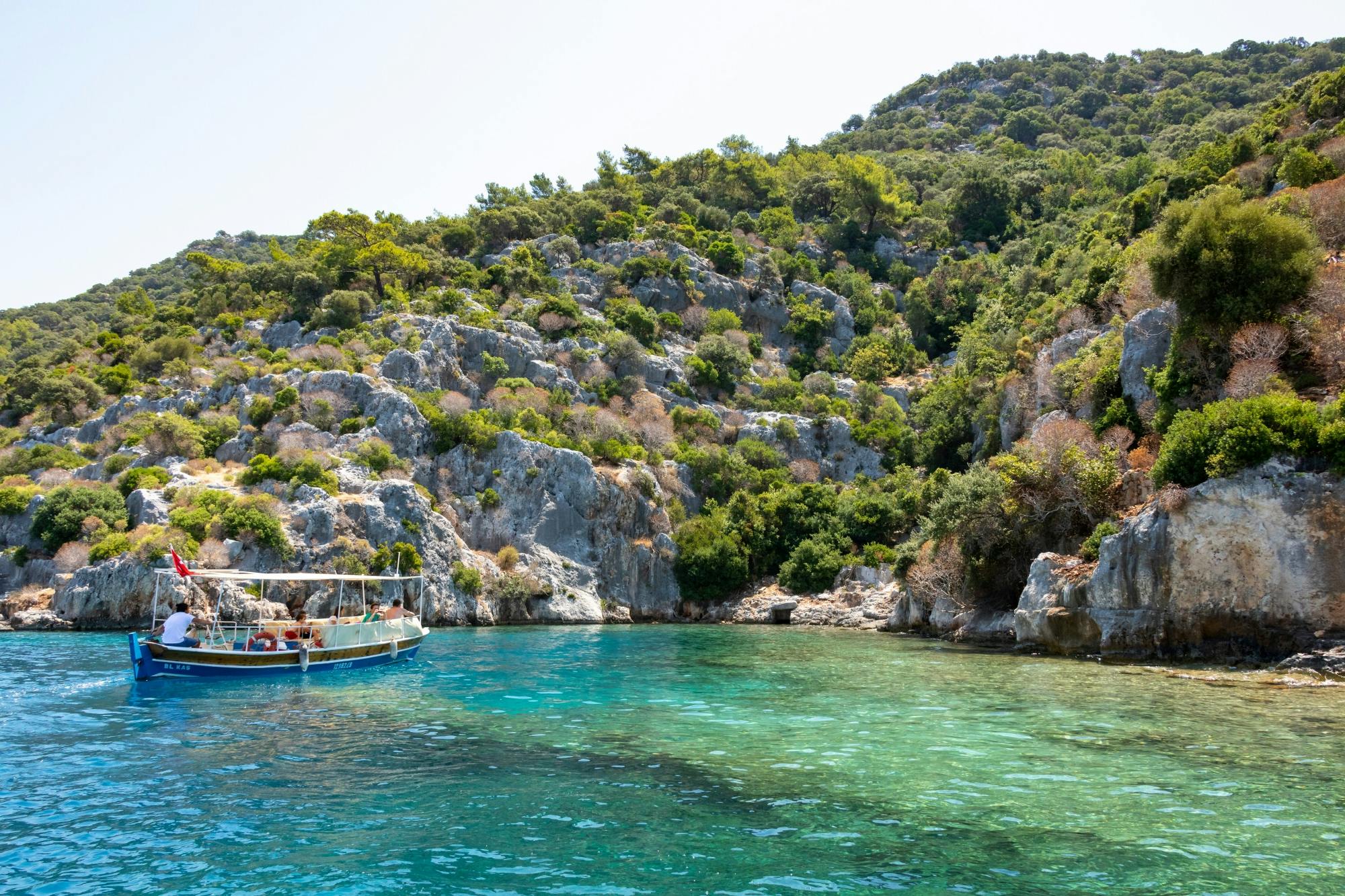 Private boat tour to Kekova’s sunken city and Myra ruins