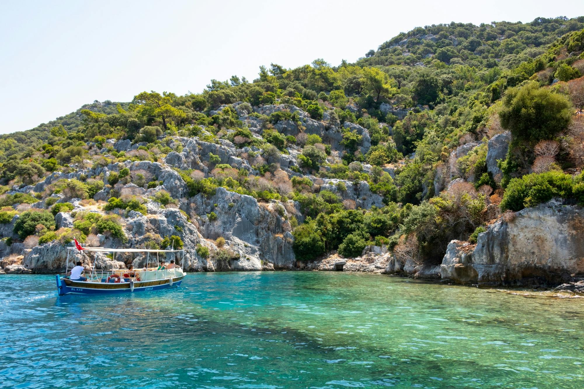 Private boat tour to Kekova’s sunken city and Myra ruins
