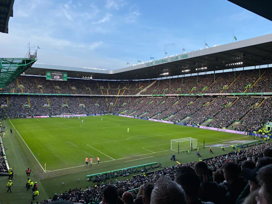 Celtic FC football game at Celtic Park