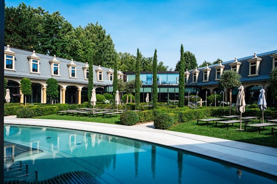 Wellness-spa in de vroege ochtend bij Terme De Montel in Milaan