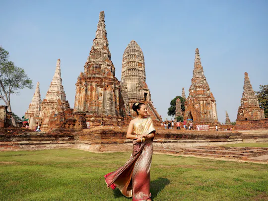 Templos de Ayutthaya com bilhetes, almoço e passeio de barco opcional