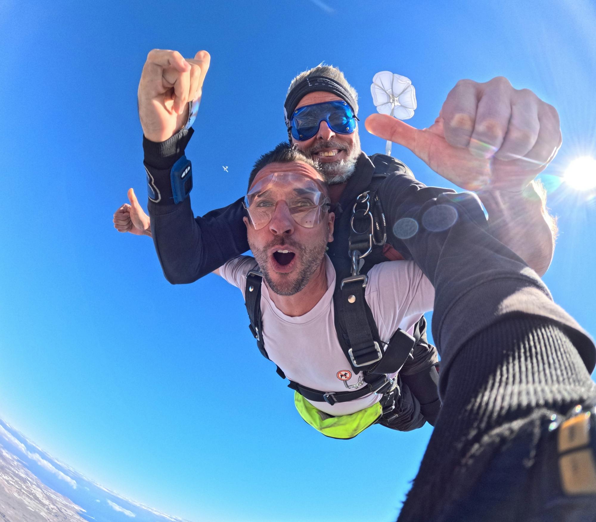 Tandem skydive activity in Gran Canaria