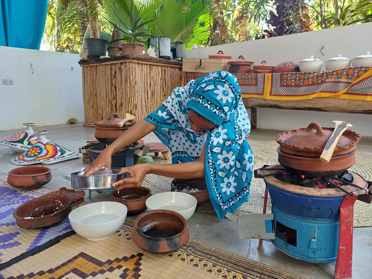 Local life and home cooking tour with the Zanzibari Mamas