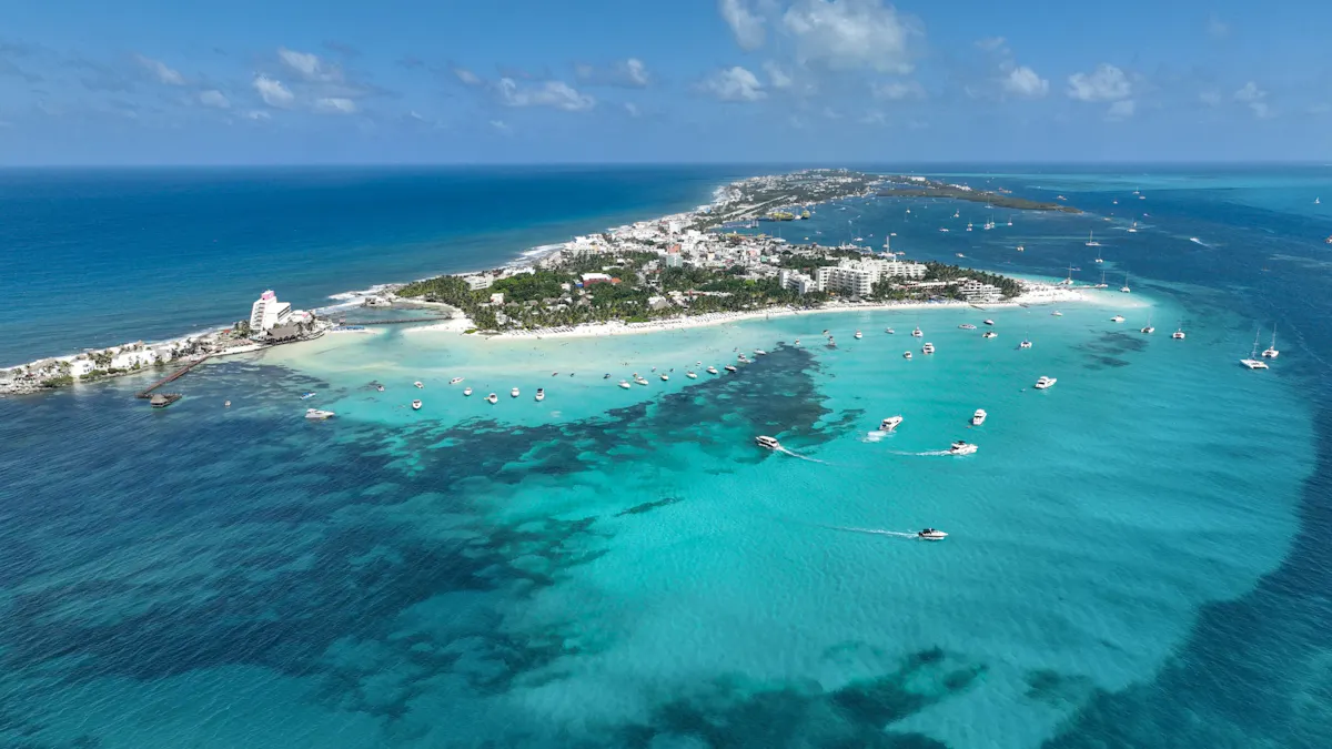 Isla Mujeres full-day sailing tour