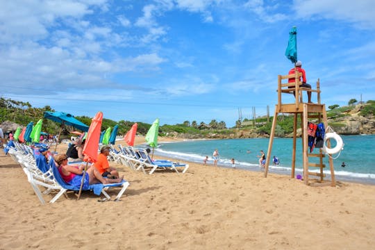 Damajagua Falls, ATV or buggy ride and ocean zipline with lunch