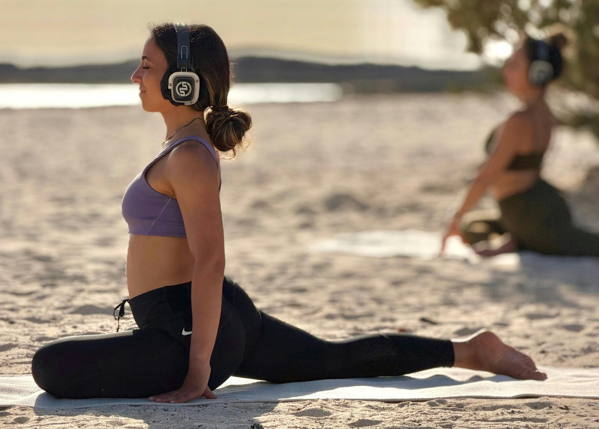 Sunset yoga experience in El Cotillo