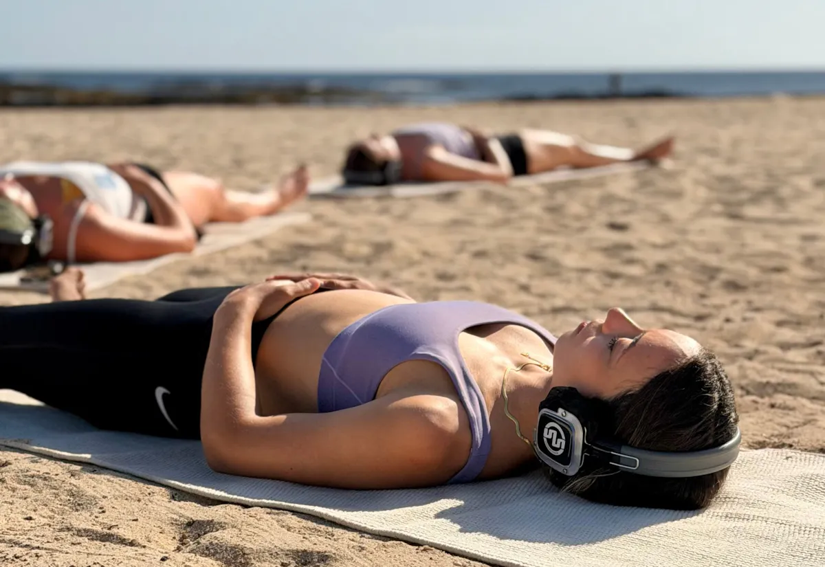 Sunset yoga experience in El Cotillo