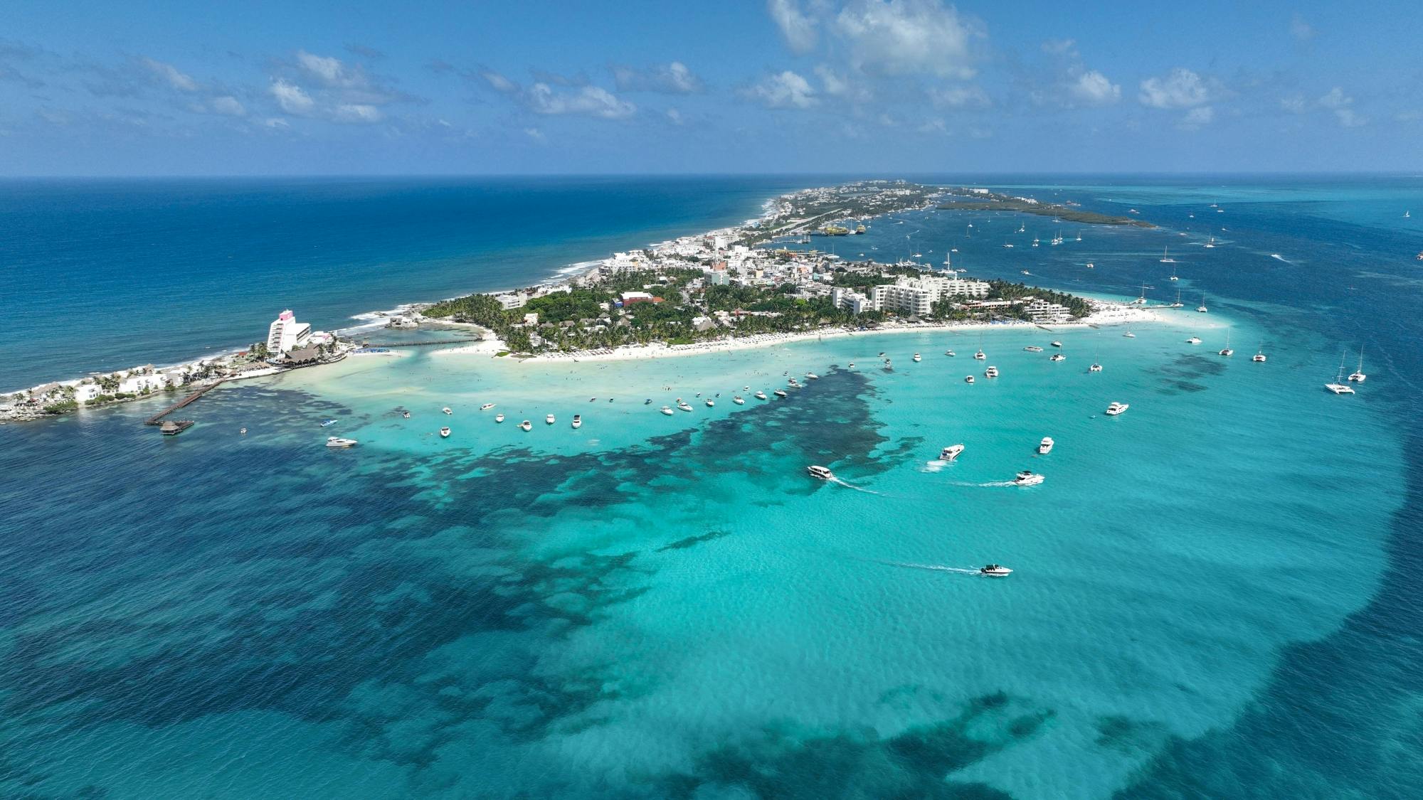 Isla Mujeres full-day sailing tour
