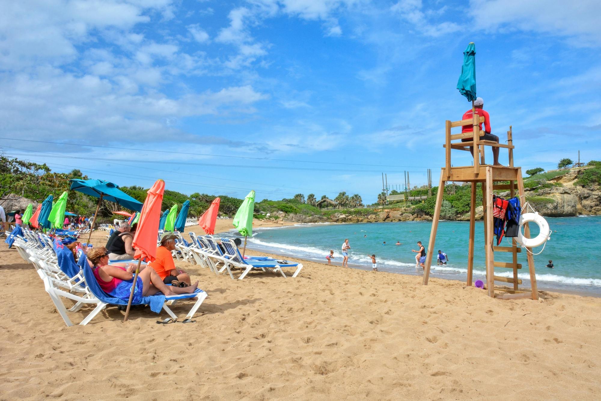 Damajagua Falls, ATV or buggy ride and ocean zipline with lunch
