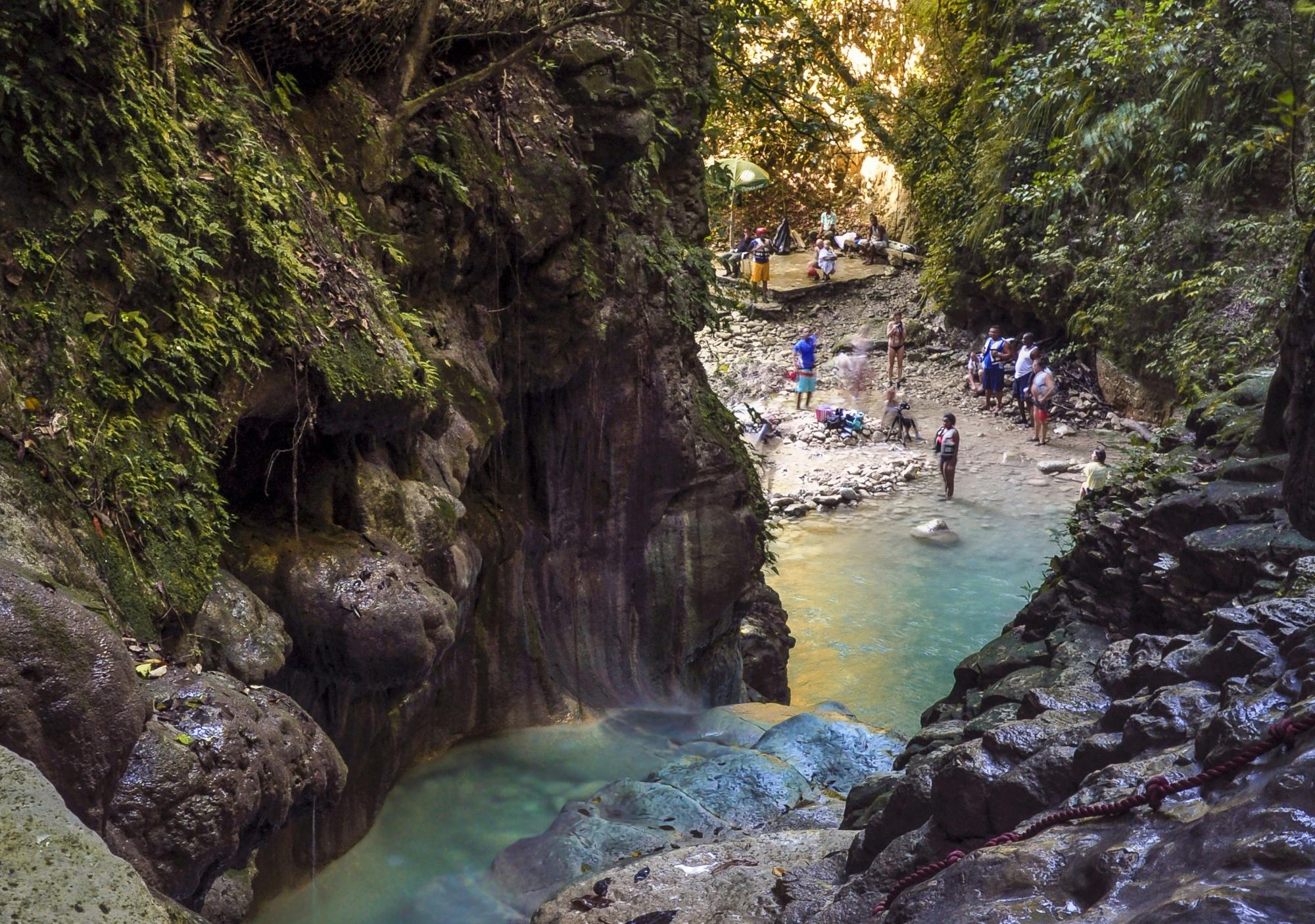 Damajagua Falls, ATV or buggy ride and ocean zipline with lunch
