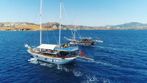 Bodrum standard gulet boat cruise by Outback Yachting