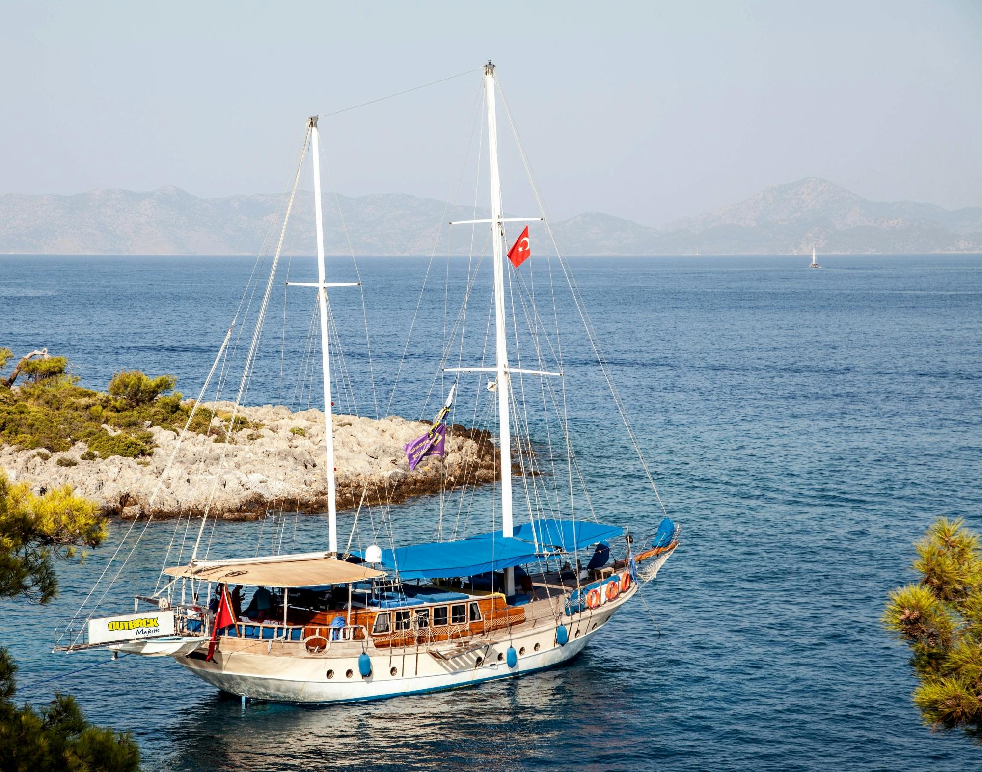 Bodrum standard gulet boat cruise by Outback Yachting