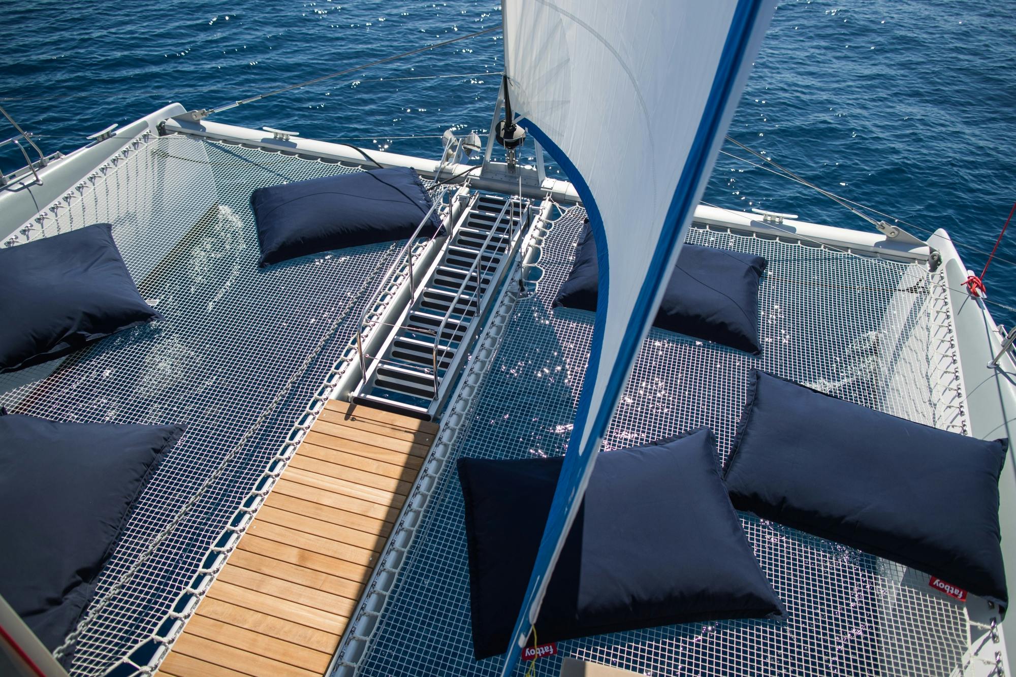 Kos half-day catamaran cruise with drinks and snacks without transfer