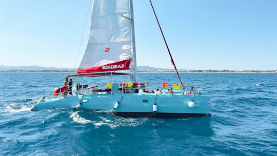 Hammamet catamaran cruise with optional transfers