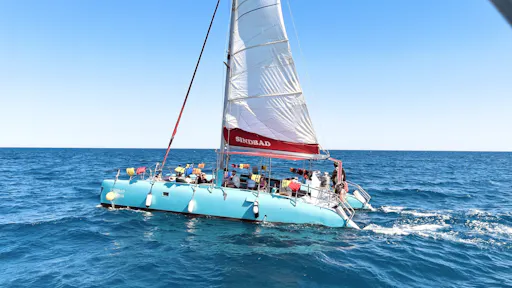 Hammamet catamaran cruise with optional transfers
