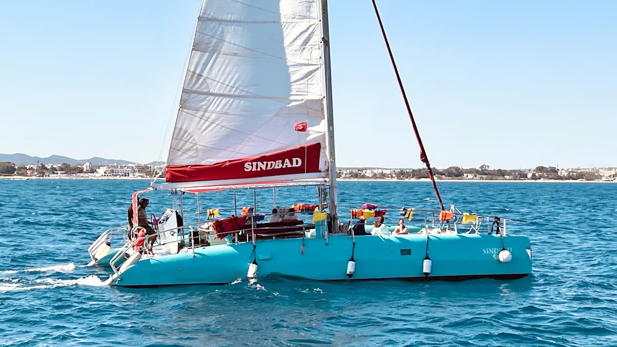Hammamet catamaran cruise with optional transfers