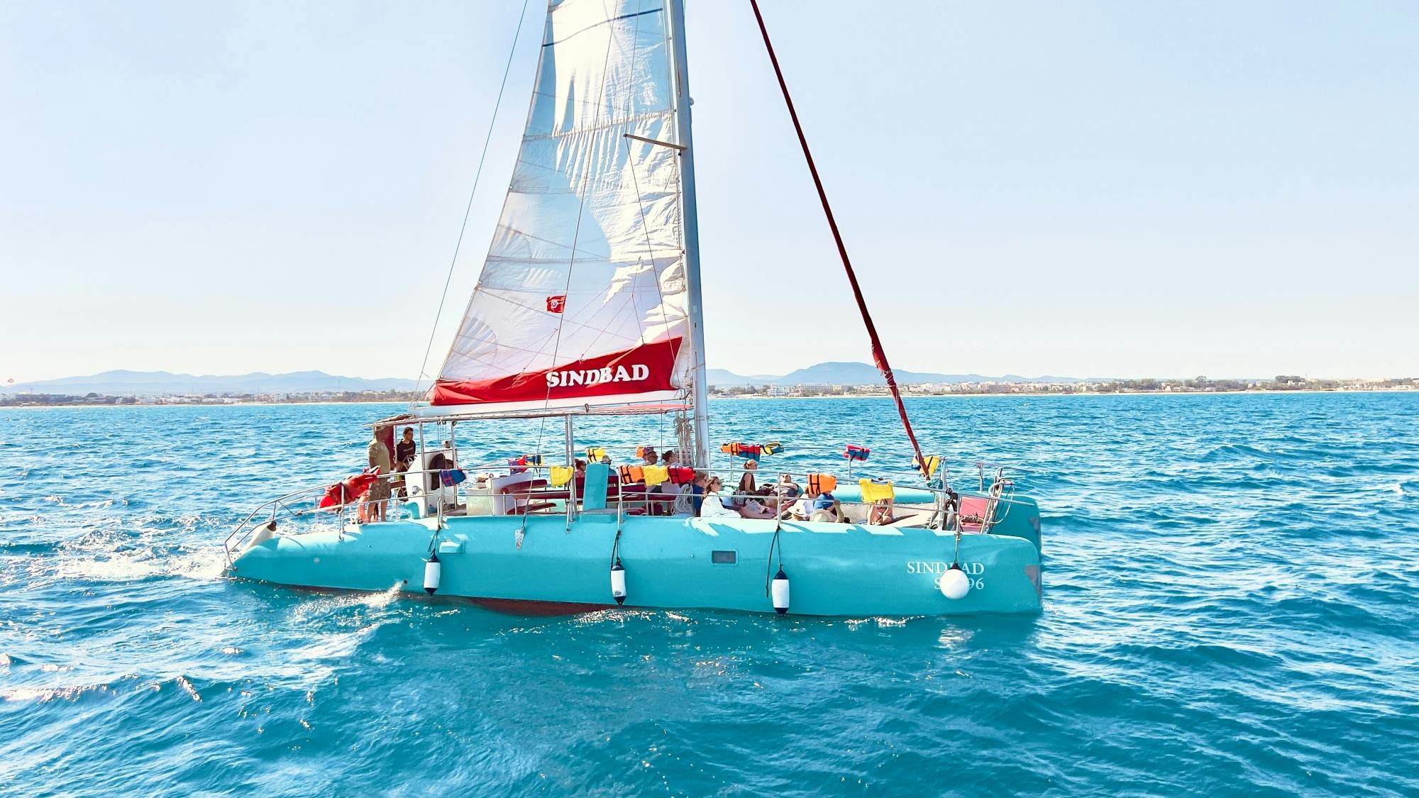 Hammamet catamaran cruise with optional transfers