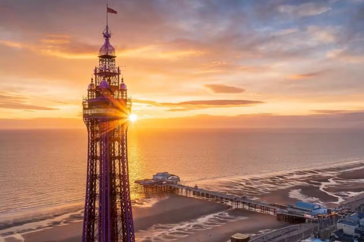 Eintrittskarte für den Blackpool Tower Eye mit gläsernem Skywalk und 4D-Kino
