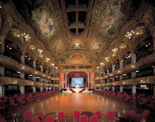Bilhetes de entrada para a experiência no Blackpool Tower Ballroom