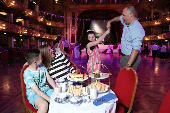 The Blackpool Tower Ballroom entry with afternoon tea experience