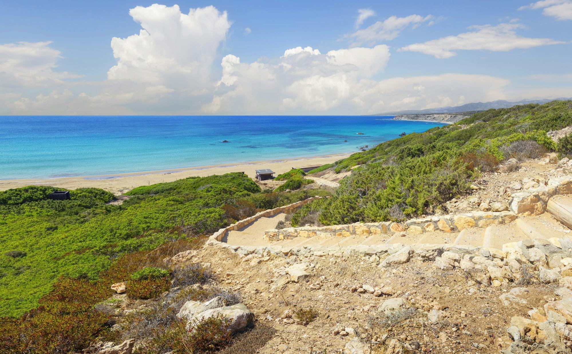 Blue Lagoon, gorge and beach tour by boat and 4x4 in Akamas with lunch