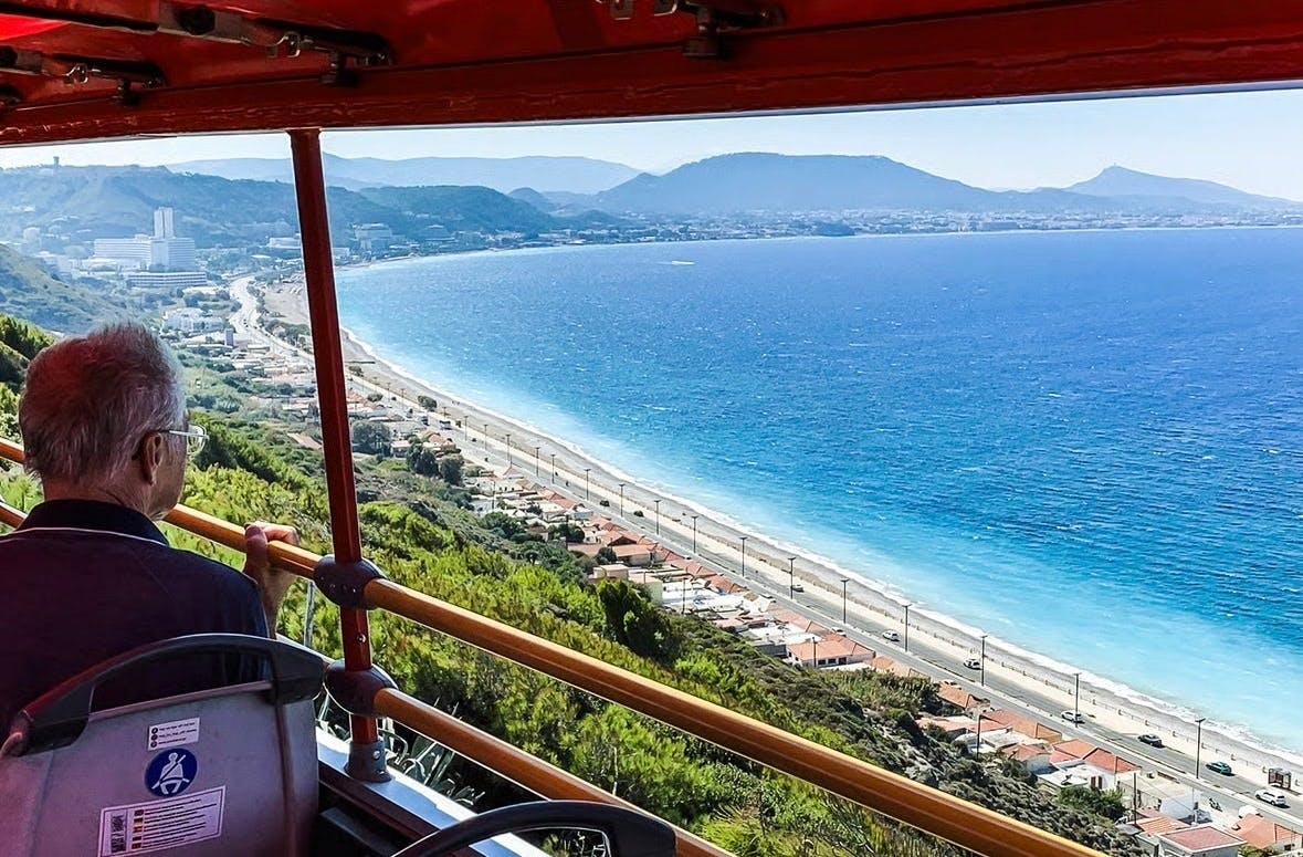 Rhodes hop-on hop-off sightseeing bus