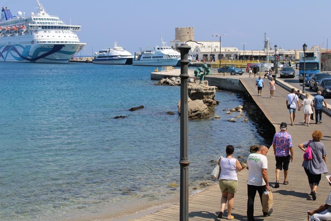 Rhodes hop-on hop-off sightseeing bus