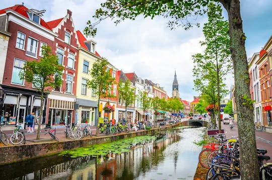 Paseo autoguiado por la ciudad con audioguía en Delft