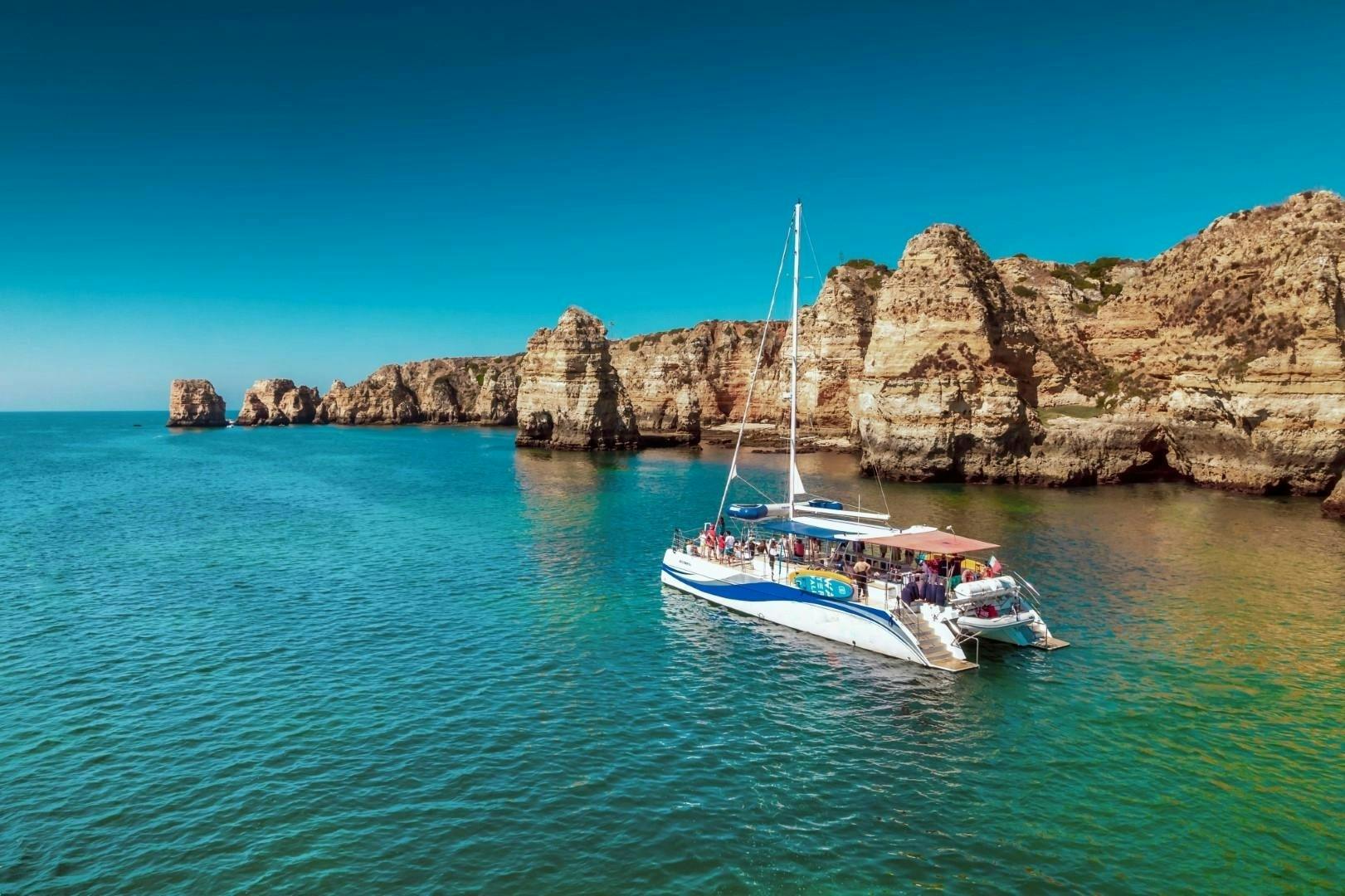 Croisière avec brunch à Lagos et grottes de Ponta da Piedade