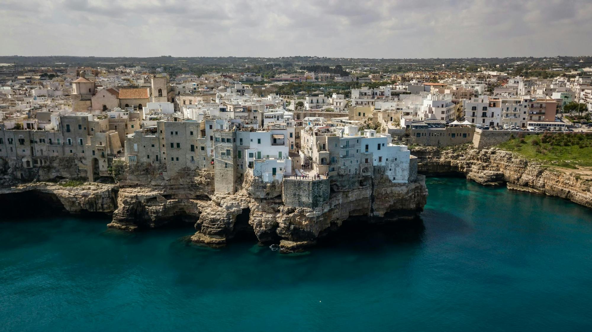Visita guiada a pé privada a Polignano a Mare