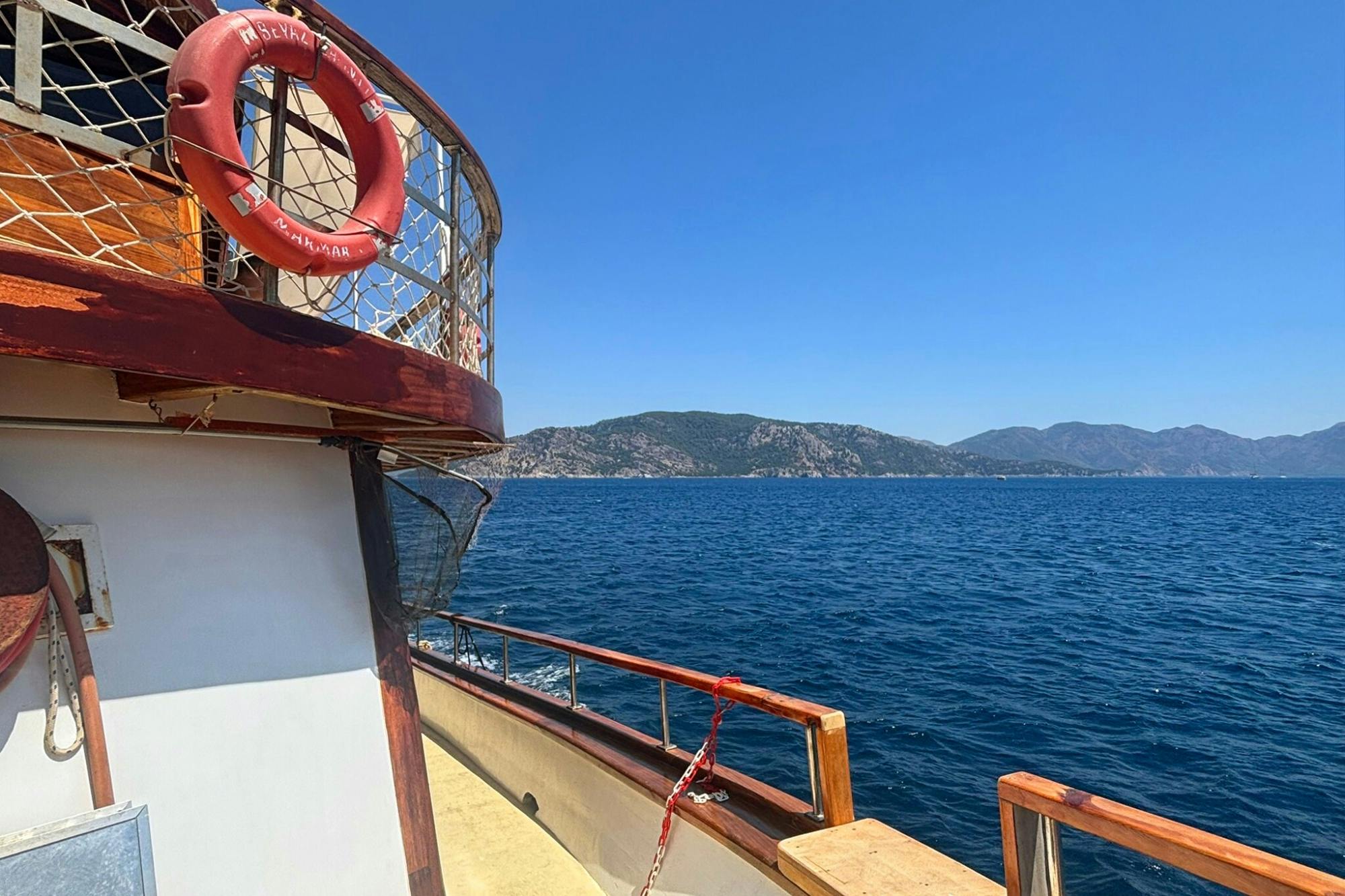 Marmaris White Whale boat cruise with lunch
