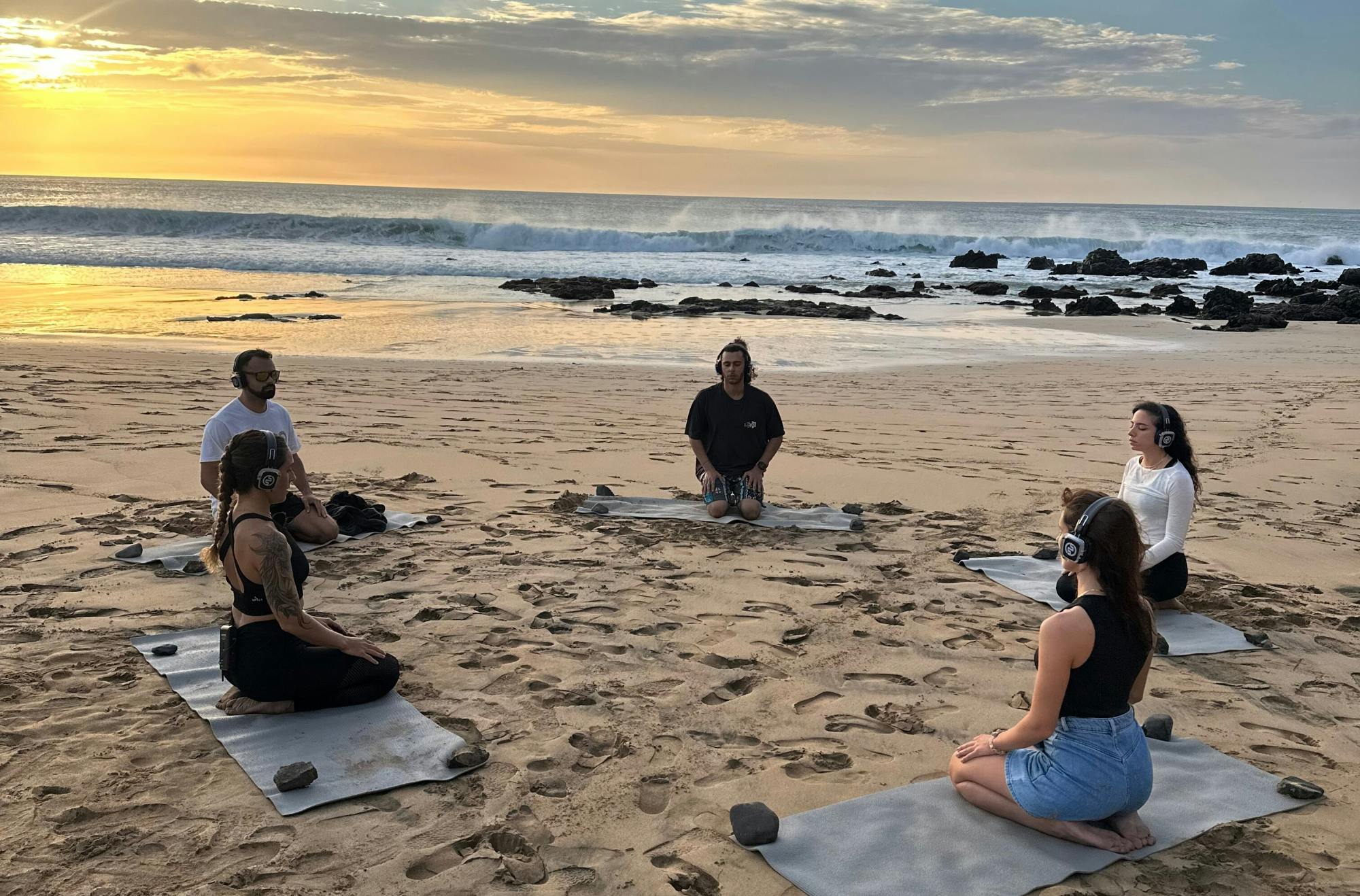 Private sunrise or sundown yoga experience in Corralejo