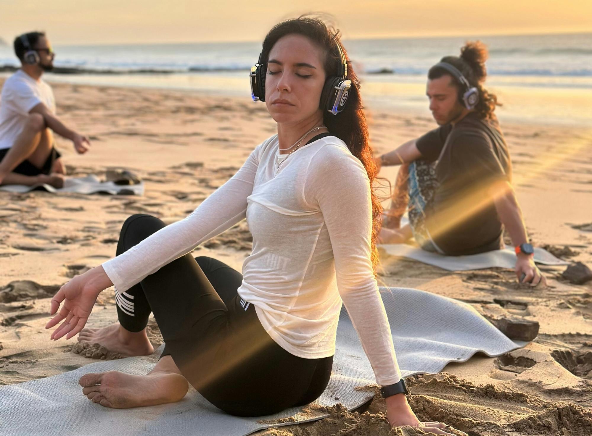 Private sunrise or sundown yoga experience in Corralejo