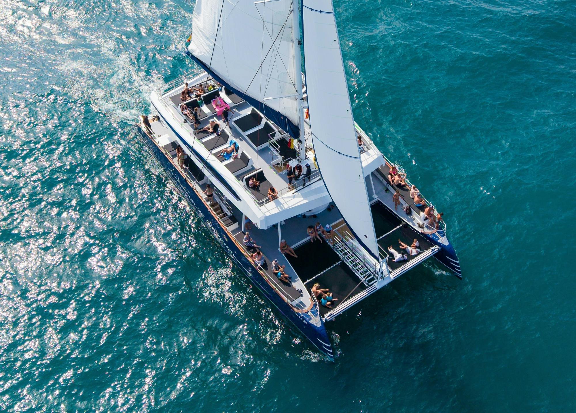 Blue Diamond catamaran cruise with unlimited drinks