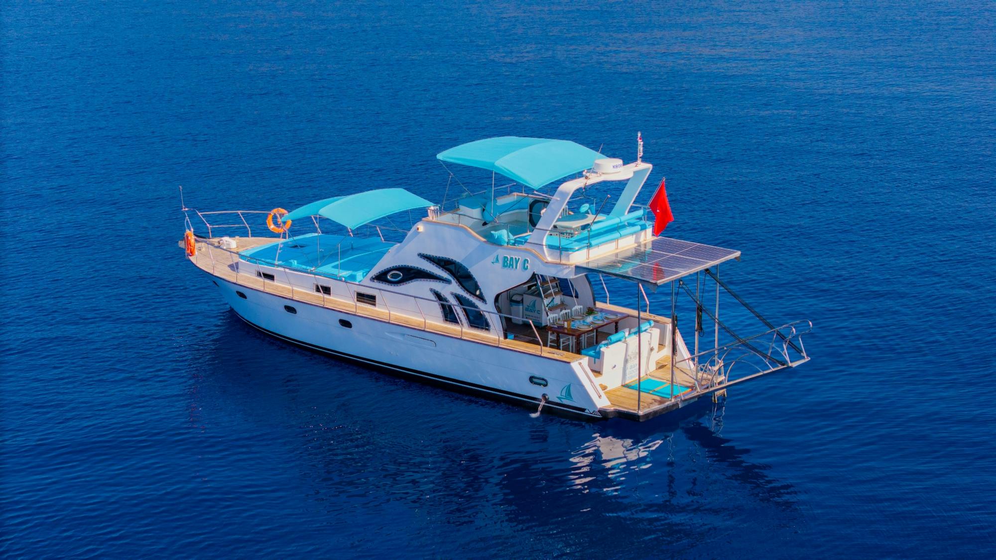 Three-hour VIP yacht cruise from Fethiye